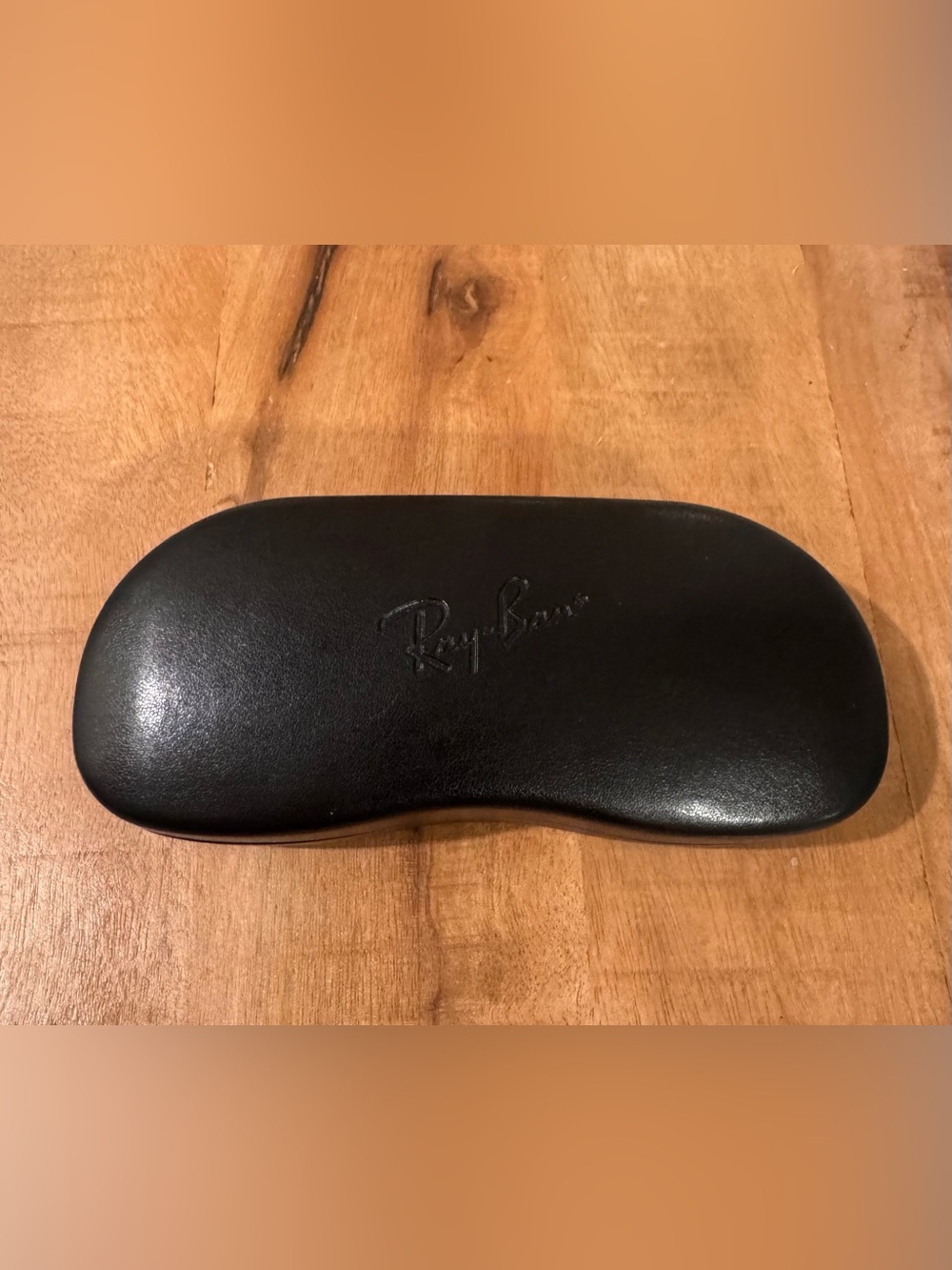 Ray-Ban Black Leather Eyewear Case